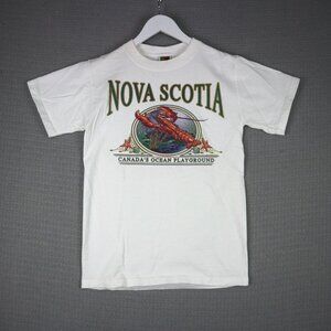 Fruit of the Loom Nova Scotia Y2K Canada Tee Mens Small